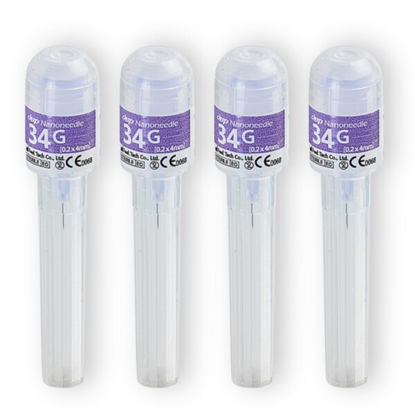 Zestaw 4 sztuk nanoigieł JBP 4x34G/4mm